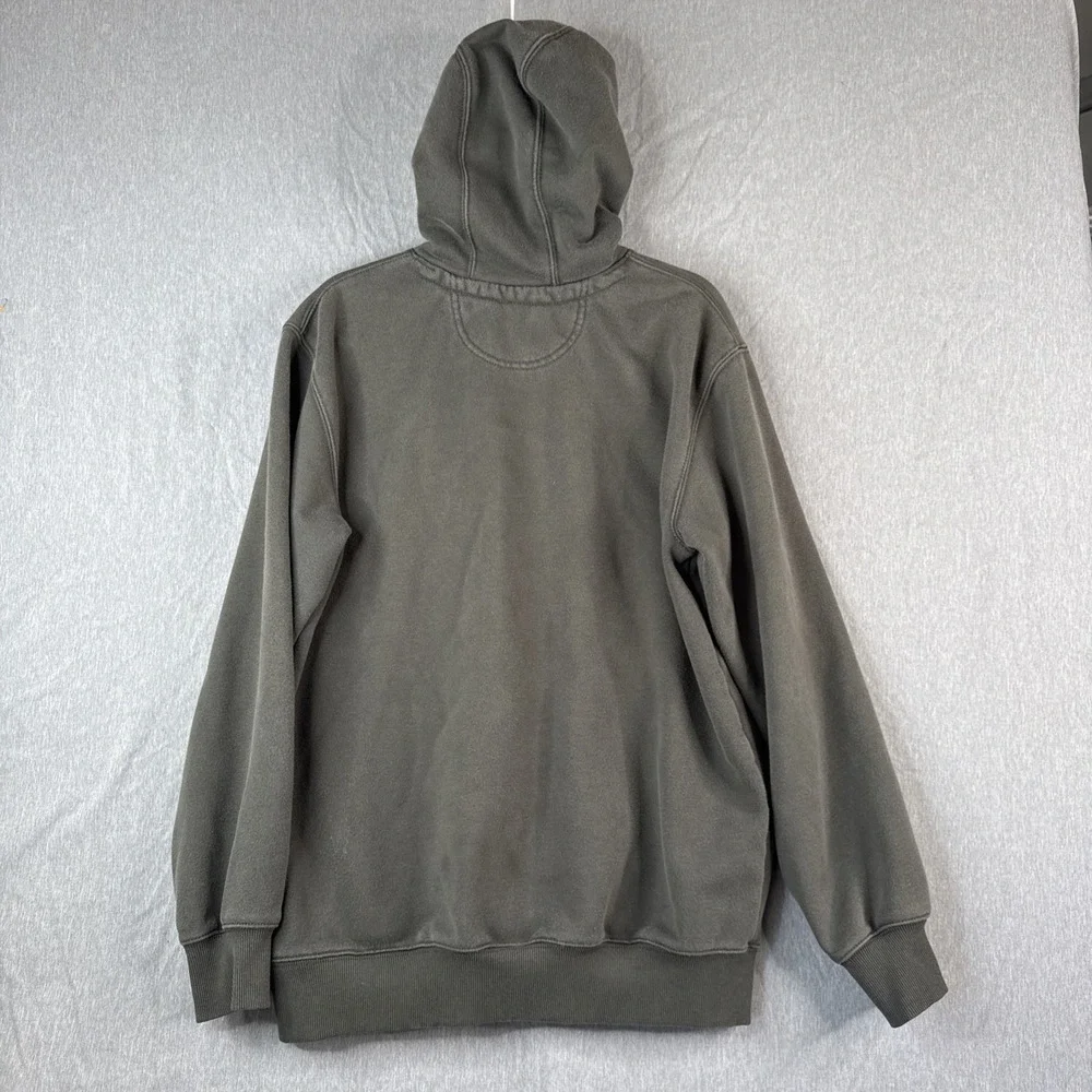 Carhartt Rain Defender Hoodie Men's Medium Green Pullover Heavyweight Streetwear